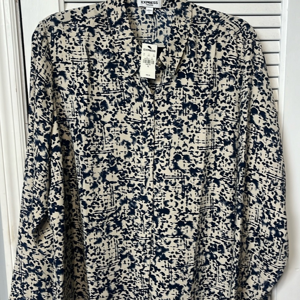 Express Portofino Long Sleeve Top New With Tags!